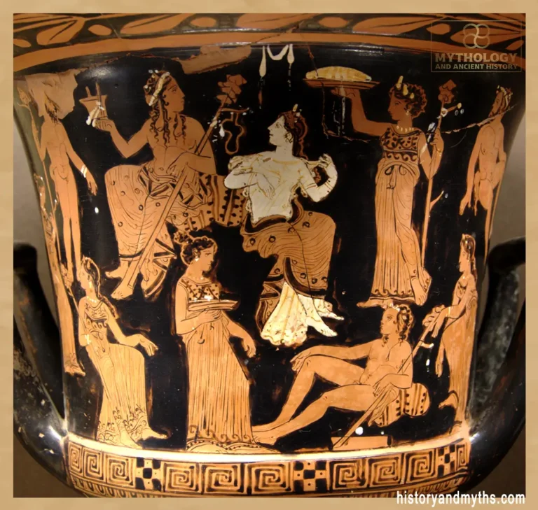 maenads-(nymph-like figures)-with-Dionysus