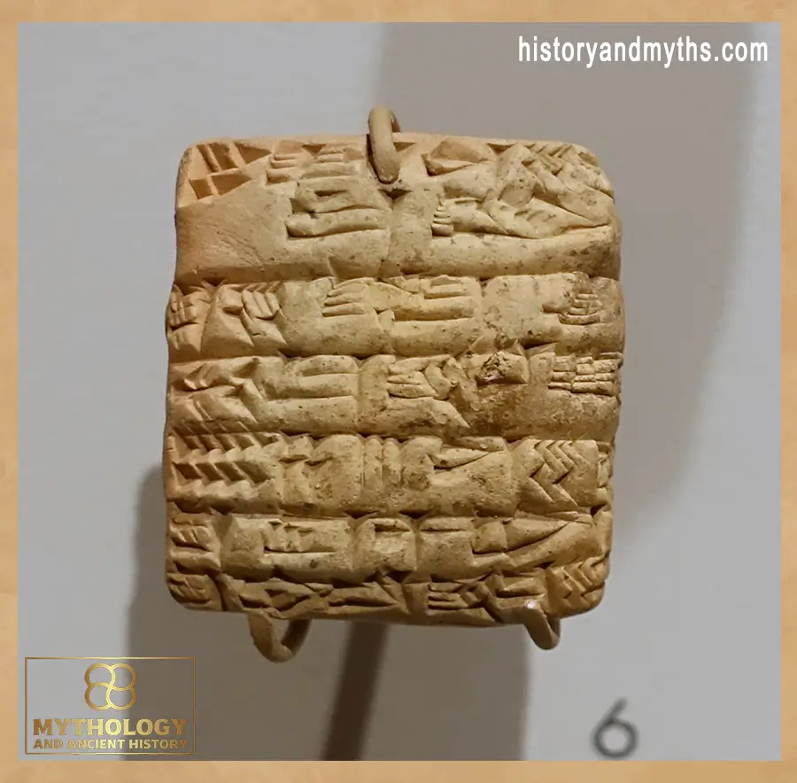 Administrative cuneiform tablet recording grain rations (Ur III period, c. 2100 BC)