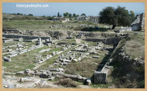 The North Agora of Miletus near the Harbour of Lions, originally built in the 5th century BC