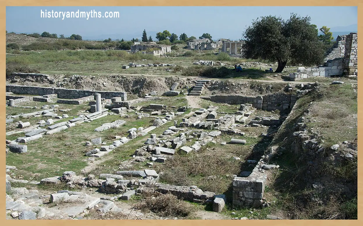 The North Agora of Miletus near the Harbour of Lions, originally built in the 5th century BC