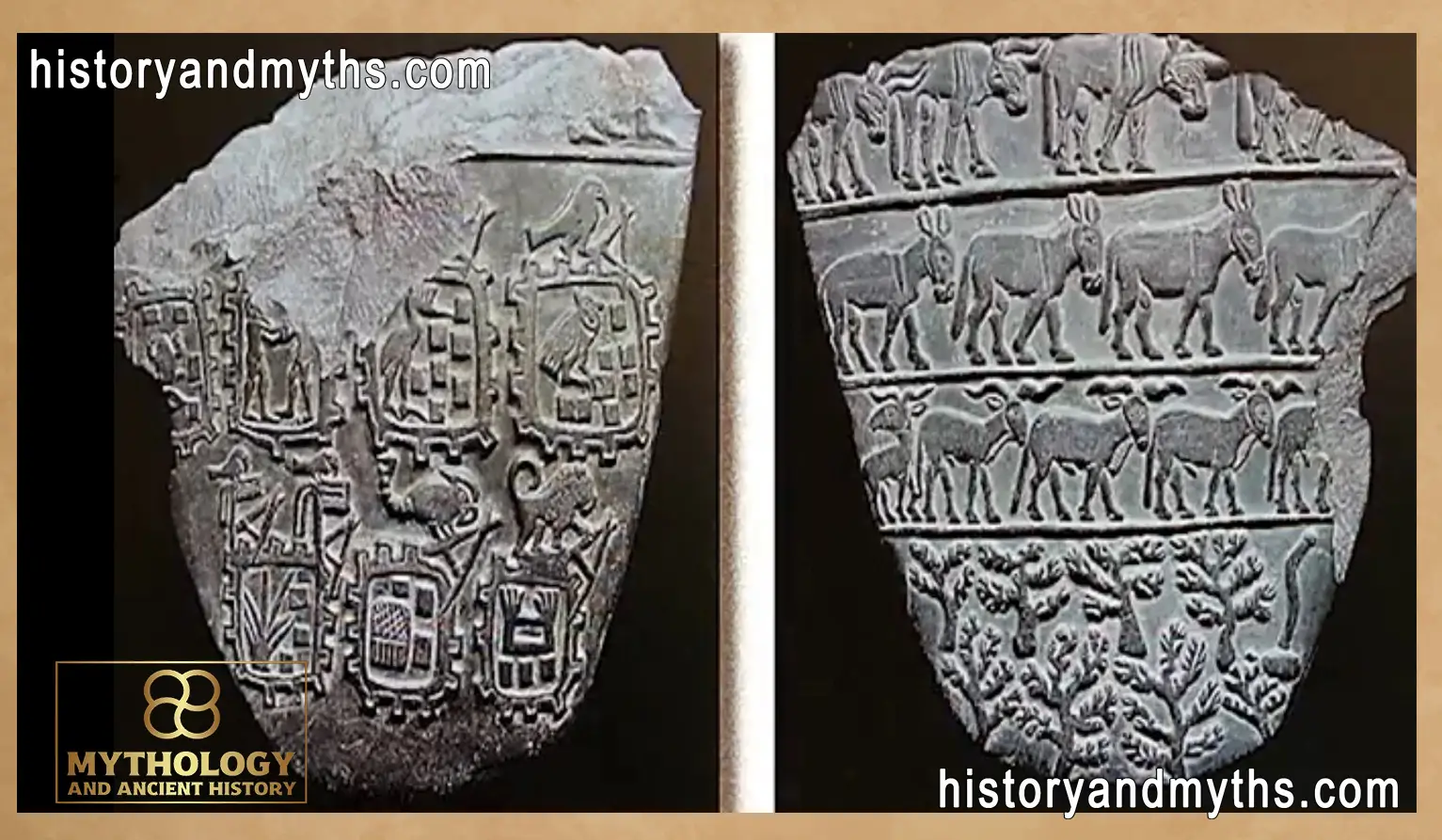 Inscriptions-from-ancient-Egypt-showing-the-king-in-the-form-of-a-lion
