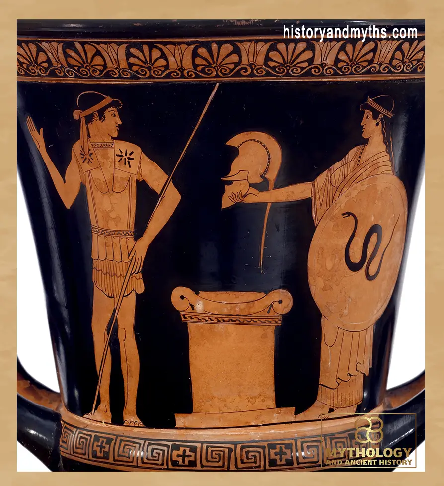 Altamura_Painter_-_Red-Figure_Calyx_Krater_-_Walters_48262_-_Side_A_Detail_white-balanced_white-bg