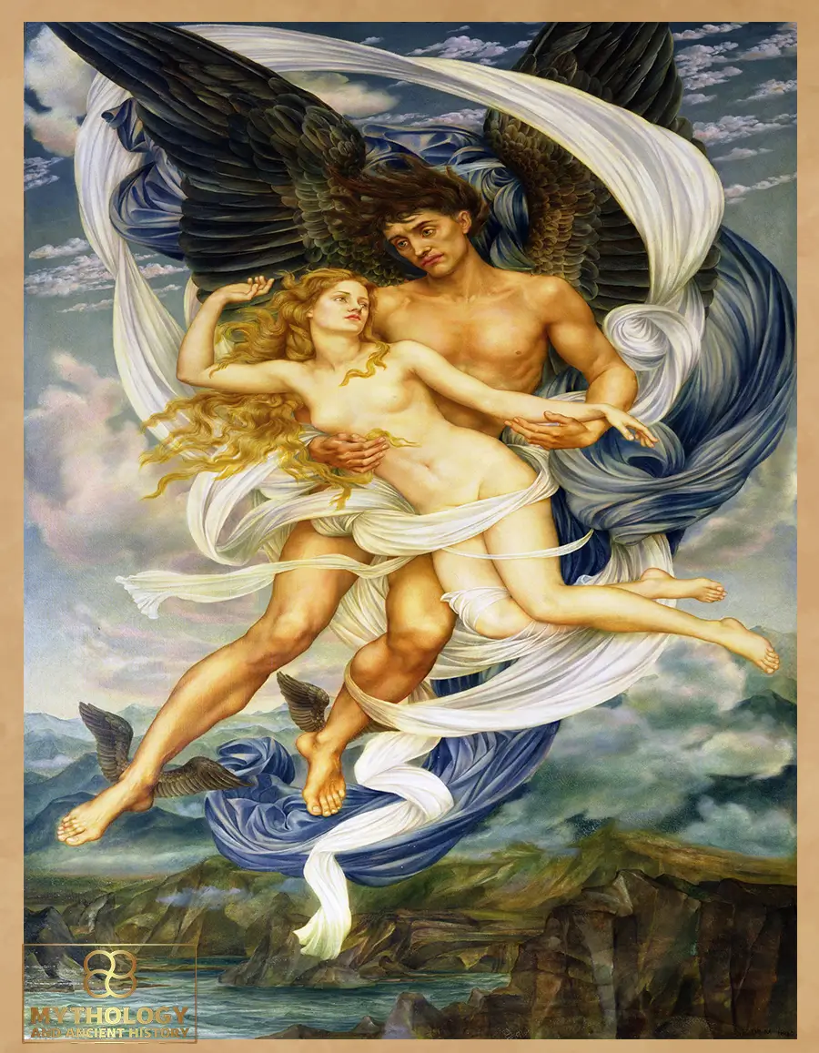 Evelyn_de_Morgan_-_Boreas_and_Oreithyia,_1896