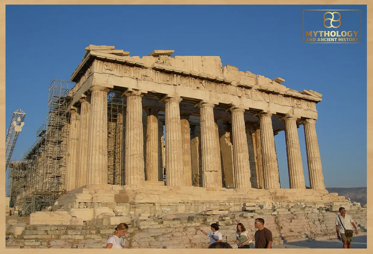 The Parthenon on the Acropolis of Athens
