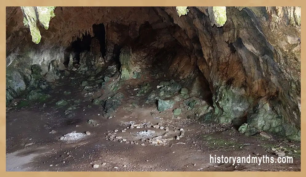 Interior of the Corycian Cave, Mount Parnassus, Greece