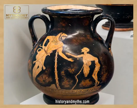 Matsch_Painter_-_ARV_284_1_-_Herakles_and_Geras_-_Dionysos_and_maenad_-_Roma_MNEVG_48238_-_03