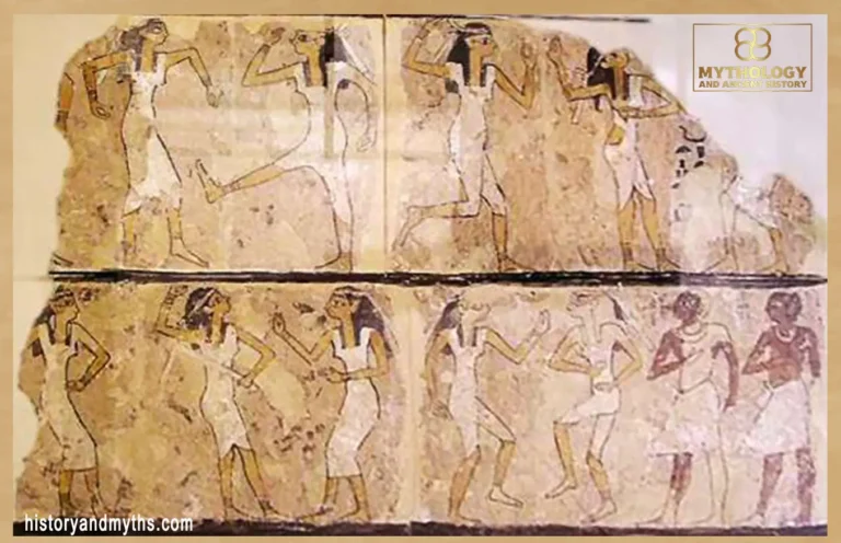 Tomb of the Dancers, wall painting (17th Dynasty, Thebes)