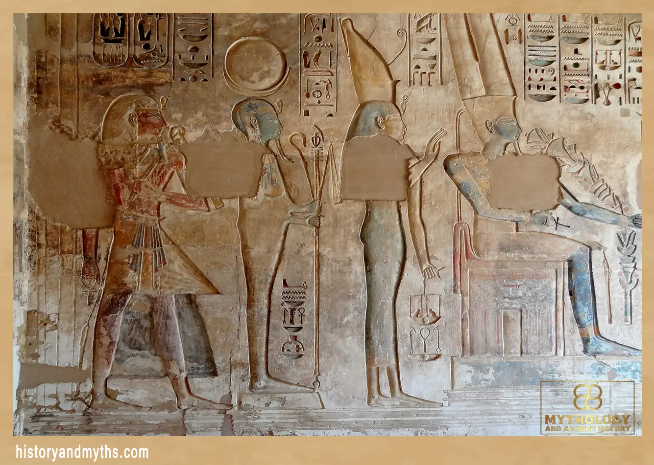 Relief of the Theban Triad