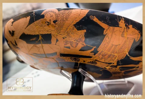 Nikosthenes_Painter_ARV_126_24_satyr_-_Hypnos_and_Thanatos_carrying_the_body_of_Sarpedon_-_Amazons_(04)