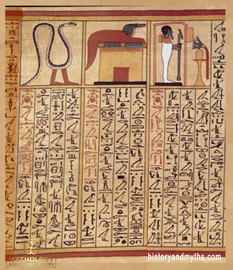 Judgment scene from the Papyrus of Ani (Book of the Dead, spells 87–88)
