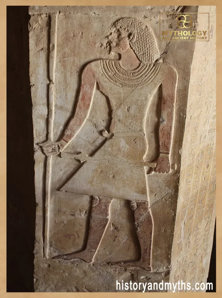 Tomb of Ankhtifi (First Intermediate Period wall art reproduction)