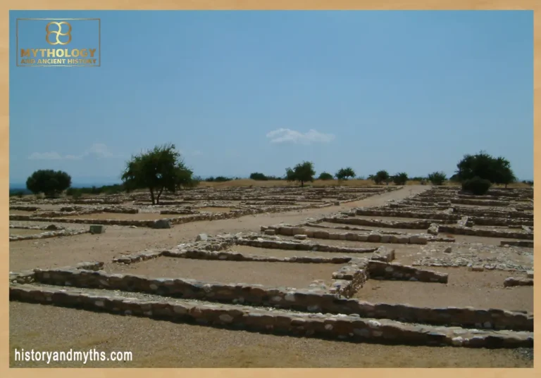 Reconstructed street layout of ancient Olynthus in northern Greece, showing the organized urban planning that helped manage movement, drainage, and daily city life