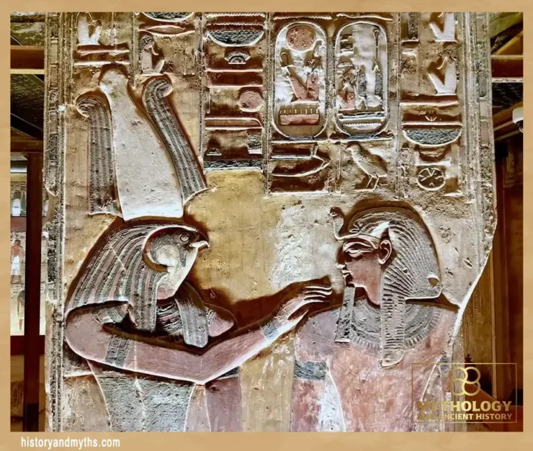 god Sokar from the tomb of Seti I KV17