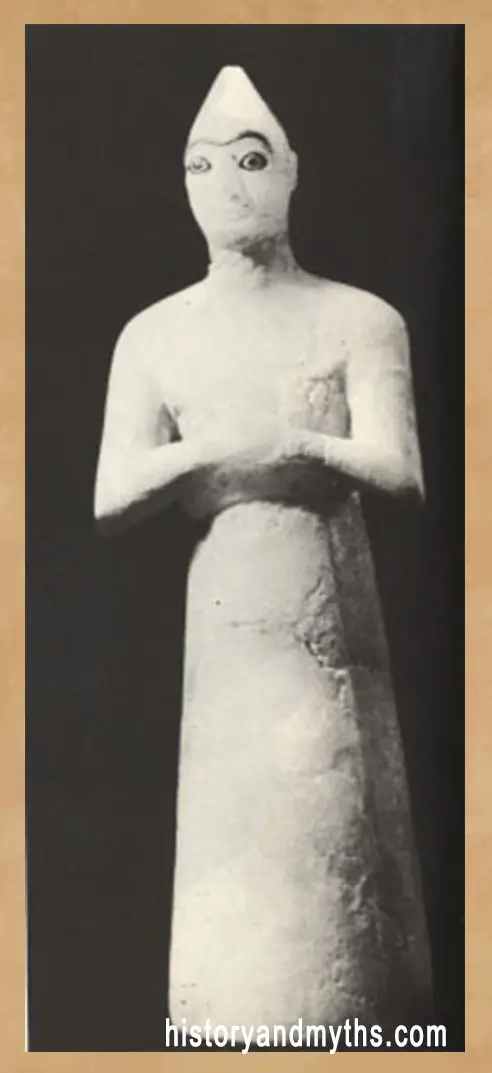 Eridu artifact, enshi - high-priest, 3,000 + B.C.