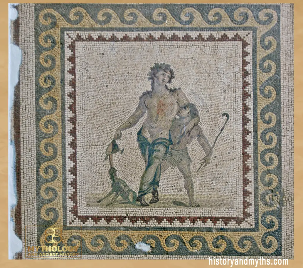 Antakya_Archaeology_Museum_Drunken_Dionysus_mosaic_in_2004_0001