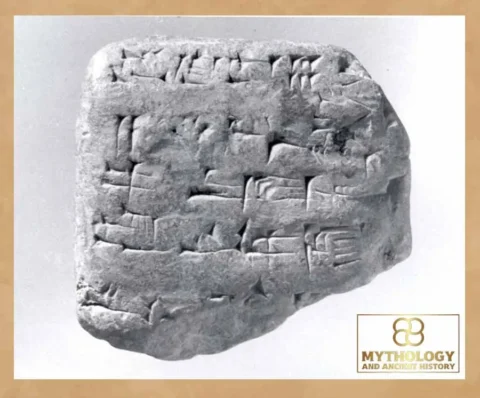 Cuneiform administrative tablet recording irrigation work