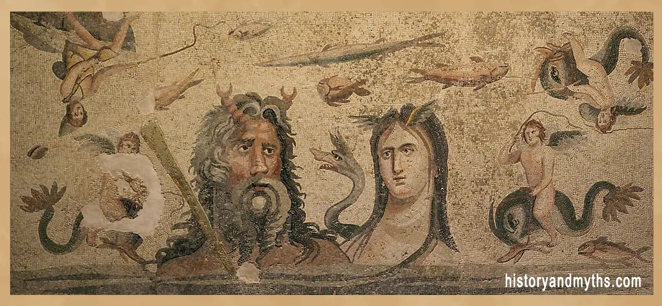 Oceanus and Tethys mosaic, Roman period