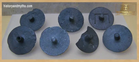Athenian bronze voting disks (secret ballot)