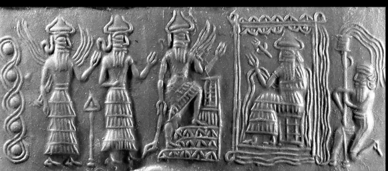 Ninurta's Journey to Eridu, Utu, Nannar, & Ninurta visit Enki in his Eridu ziggurat