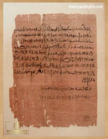Contract of métayage (sharecropping contract), demotic papyrus