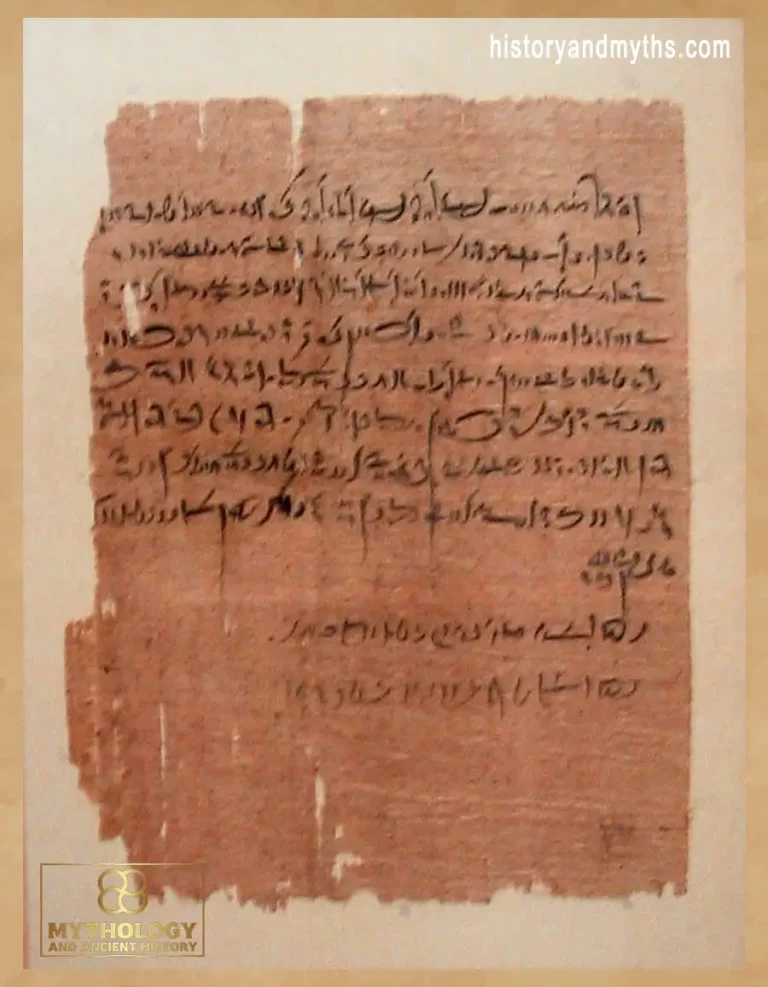 Contract of métayage (sharecropping contract), demotic papyrus
