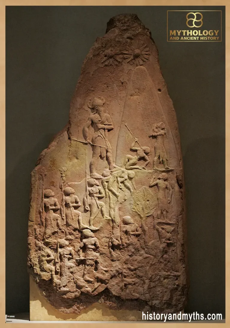Victory Stele of Naram-Sin of Akkad, limestone relief celebrating imperial triumph