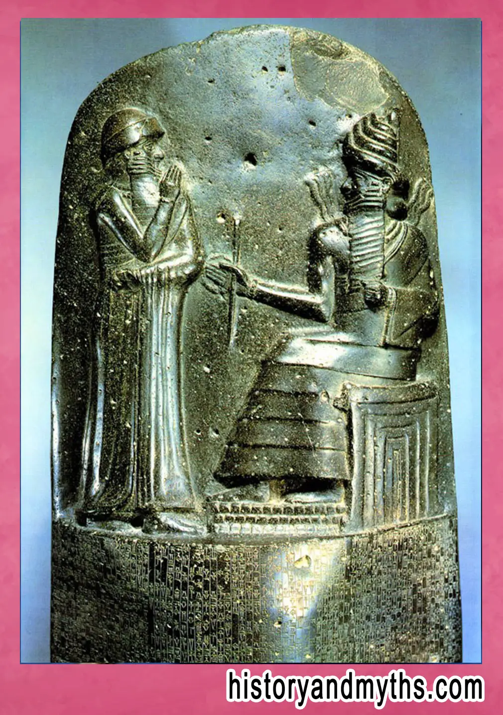 Hammurabi-and-Shamash