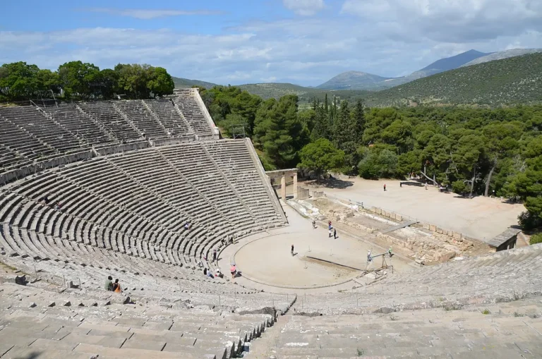 Ancient Theatre of Epidaurus, Sanctuary of Asklepios, Greece — Photo by Carole Raddato