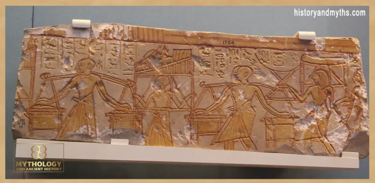Egyptian relief of workers, British Museum, London