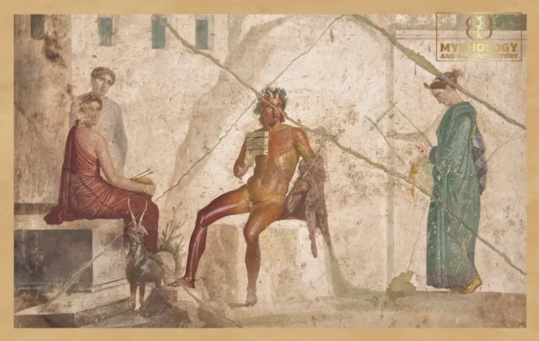Musical_contest_between_Pan_and_nymphs,_from_Pompeii_IX.5.18_(House_of_Jason),_cubiculum_g._Naples,_Archaeological_Museum_111473_-_02_-_detail_of_figures
