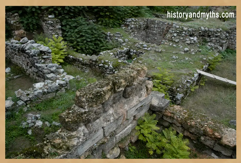 Ruins of ancient Thebes, Greece
