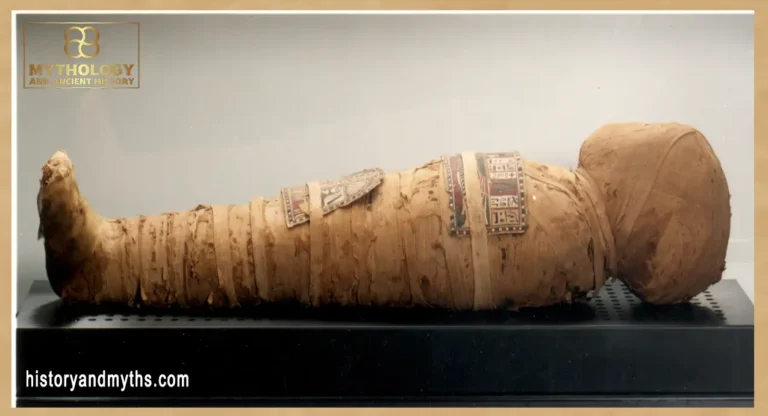 Mummified body of a child (about five years old) from Ancient Egypt