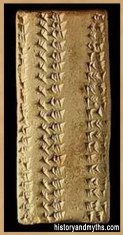 Sumererian Math Tablet of learning