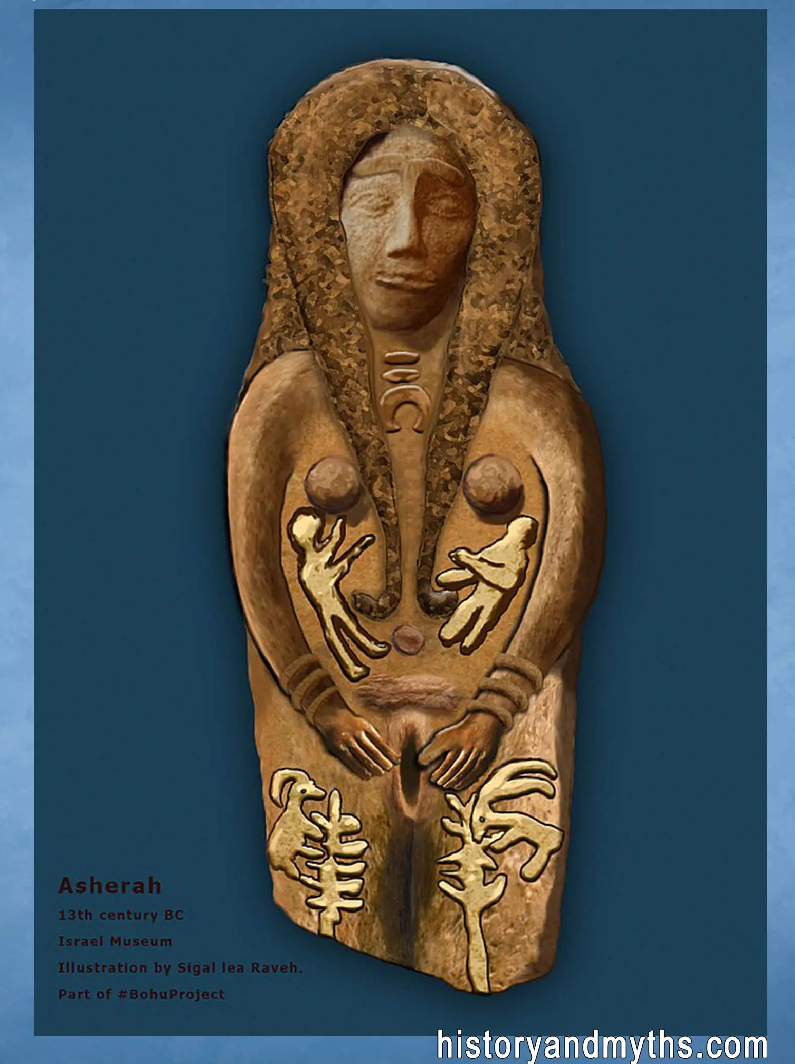 Asherah-13th-century-BC-Israel-Museum