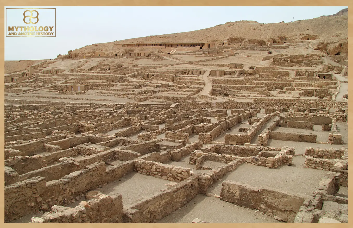 Ancient artisans’ village of Deir el-Medina (Luxor, Upper Egypt)