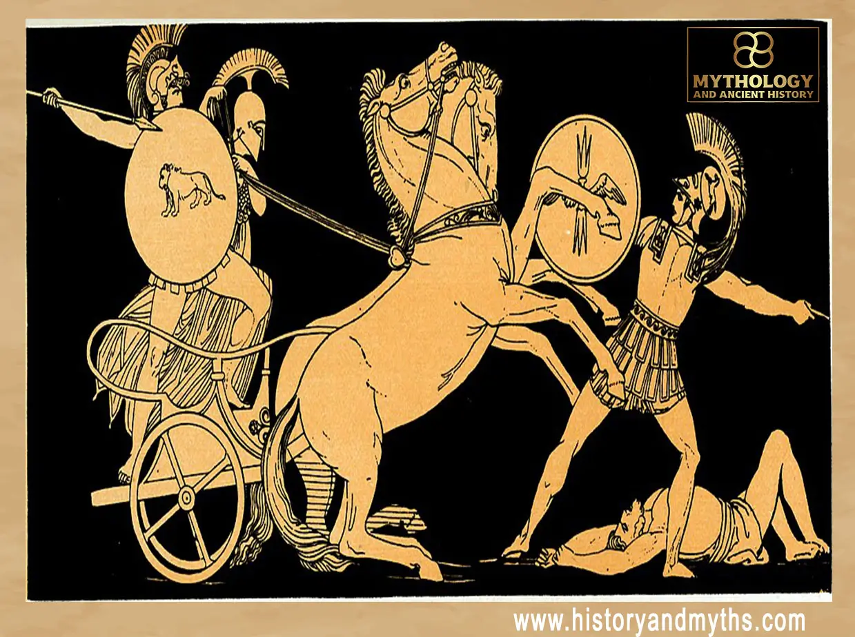 Diomed_casting_his_spear_against_Ares