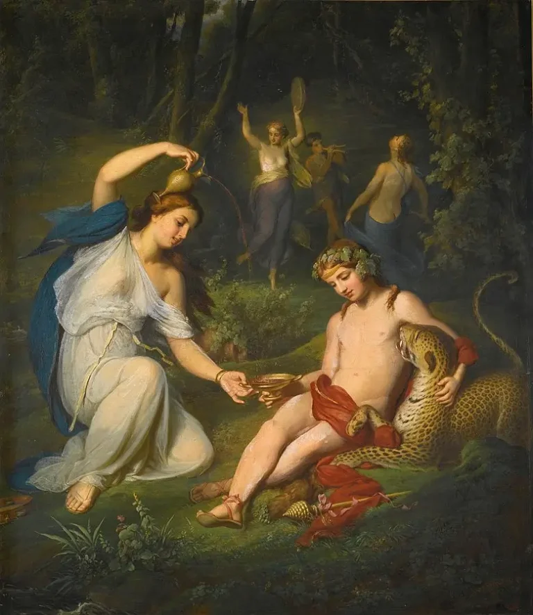 Bacchus-with-Leopard