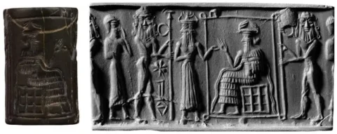 Enki, patron god over Eridu