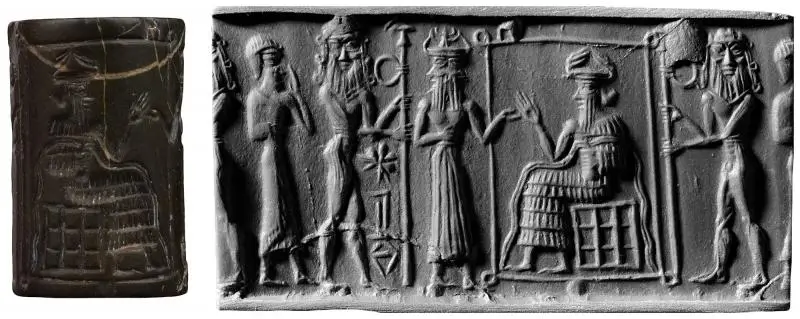 Enki, patron god over Eridu