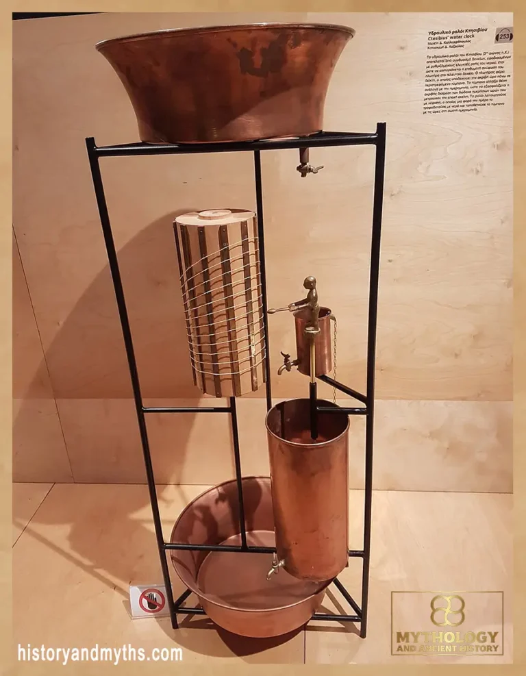 Ctesibius water clock reconstruction