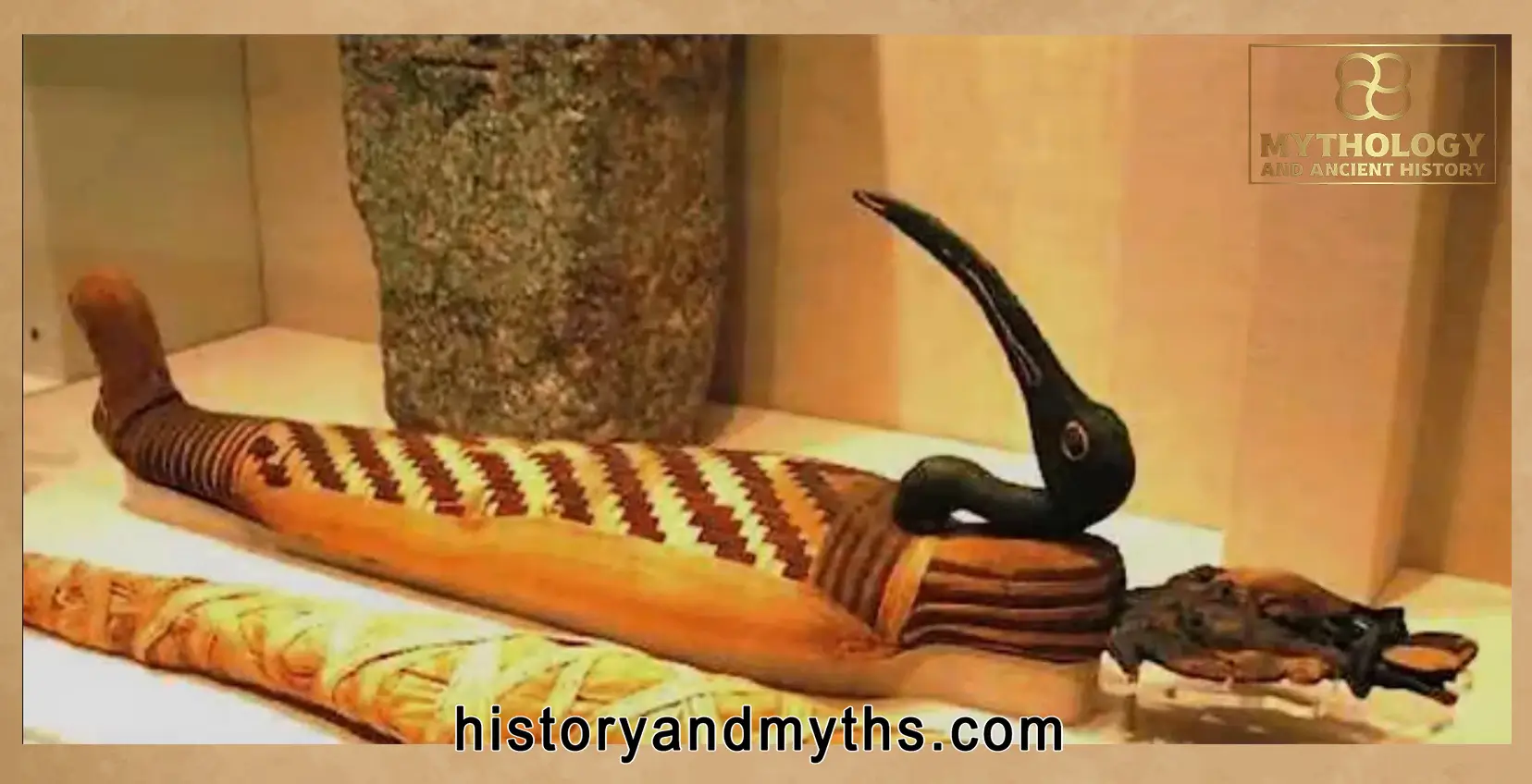 Mummified-ibis-bird-in-ancient-Egypt