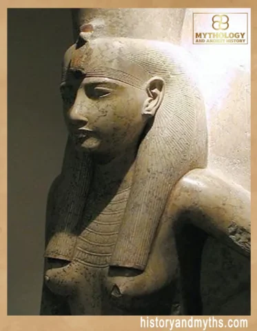 Statue of the goddess Mut from the 19th Dynasty, reign of Ramesses II