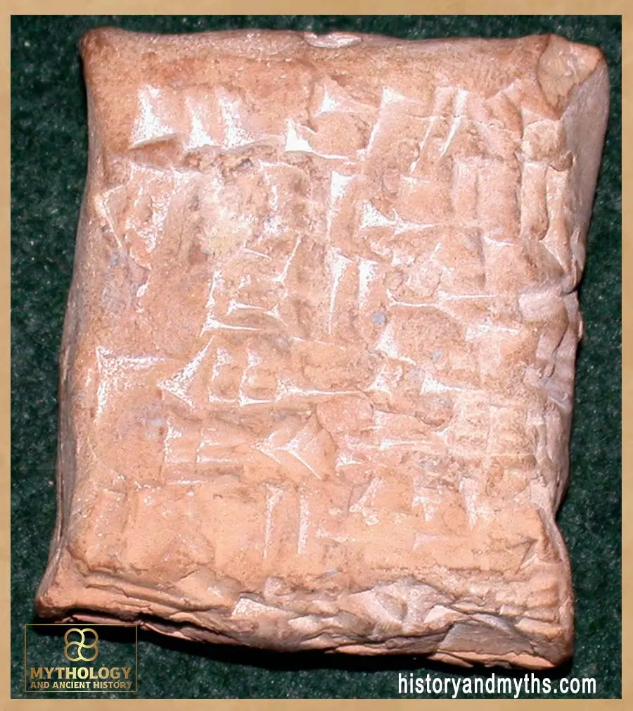 Old Babylonian cuneiform tablet recording a field rental contract in Mesopotamia
