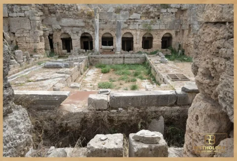 The ancient Fountain of Peirene in Corinth, one of the best-known public water sources in the Greek world