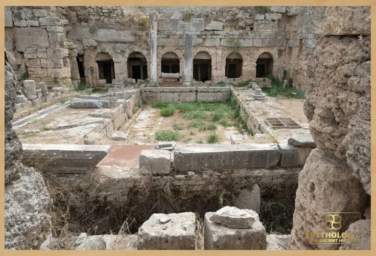 The ancient Fountain of Peirene in Corinth, one of the best-known public water sources in the Greek world