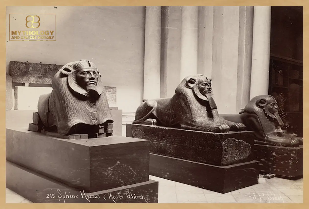 Symbolic representation of foreign rule in Egypt, reflecting the presence of non-Egyptian authority rather than a military event.