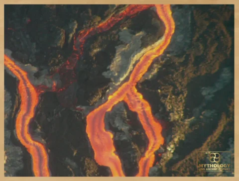 Lava flow from Kīlauea Caldera, Hawaii