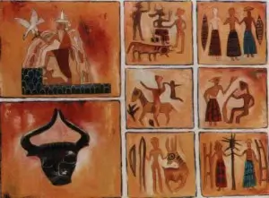 ancient scenes from Dilmun