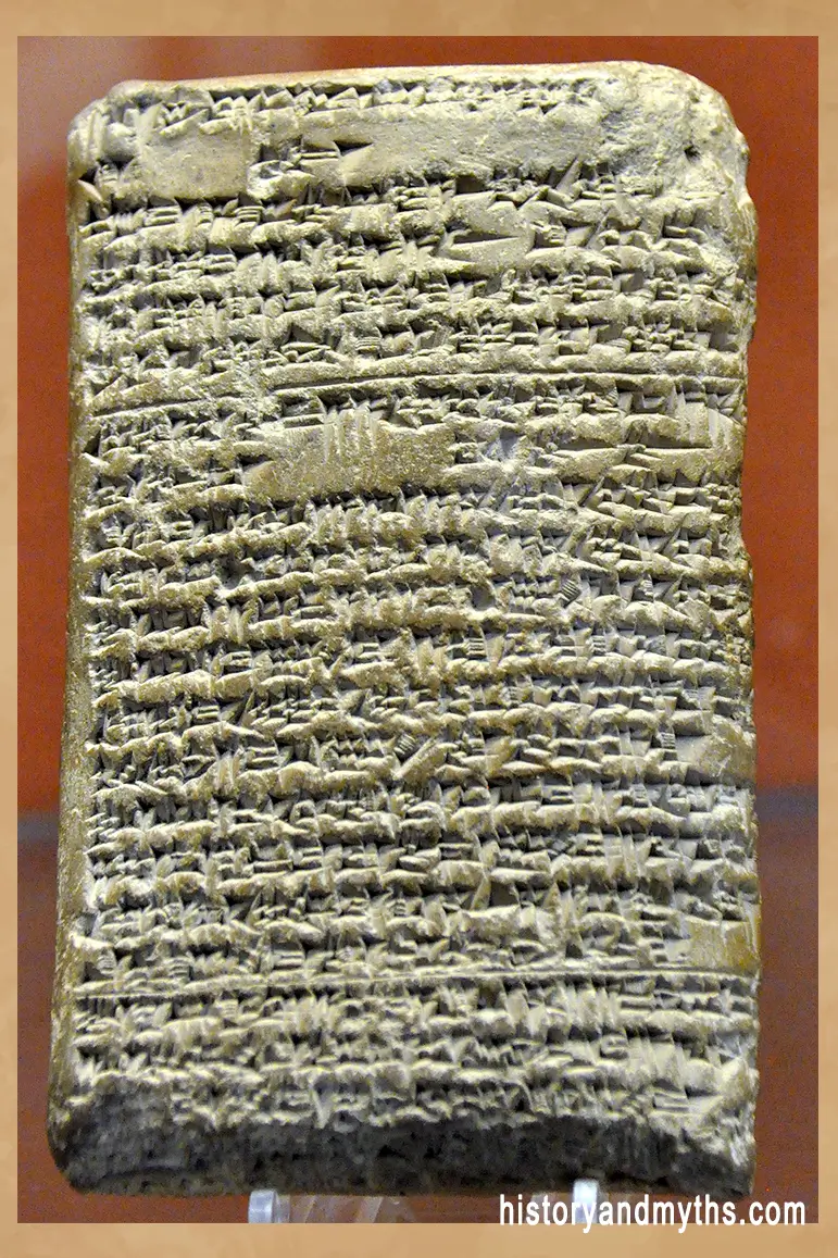 Amarna letter from Burna-Buriash II to Amenhotep III requesting more gold