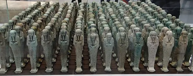 Troop-of-funerary-servant-figures-shabtis-in-the-name-of-Neferibreheb